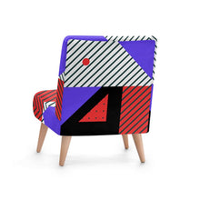 Load image into Gallery viewer, Neo Memphis Patches Stickers Occasional Chair by The Photo Access