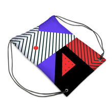 Load image into Gallery viewer, Neo Memphis Patches Stickers Drawstring Sports Bag by The Photo Access