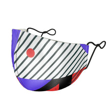 Cargar imagen en el visor de la galería, Neo Memphis Patches Stickers Silk Face Masks by The Photo Access