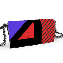 Load image into Gallery viewer, Neo Memphis Patches Stickers Oana Evening Bag by The Photo Access