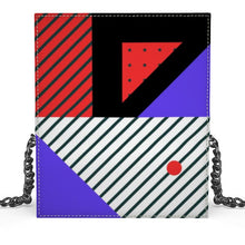 Load image into Gallery viewer, Neo Memphis Patches Stickers Oana Evening Bag by The Photo Access