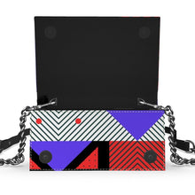 Load image into Gallery viewer, Neo Memphis Patches Stickers Oana Evening Bag by The Photo Access