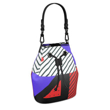 Load image into Gallery viewer, Neo Memphis Patches Stickers Bucket Bag by The Photo Access