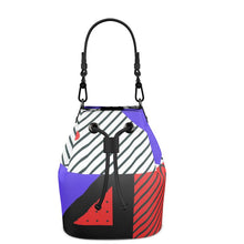 Load image into Gallery viewer, Neo Memphis Patches Stickers Bucket Bag by The Photo Access