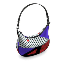Load image into Gallery viewer, Neo Memphis Patches Stickers Curve Hobo Bag by The Photo Access