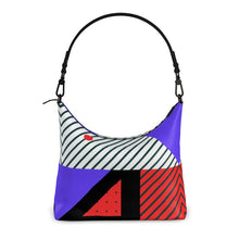 Load image into Gallery viewer, Neo Memphis Patches Stickers Square Hobo Bag by The Photo Access