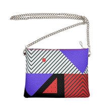 Load image into Gallery viewer, Neo Memphis Patches Stickers Crossbody Bag With Chain by The Photo Access