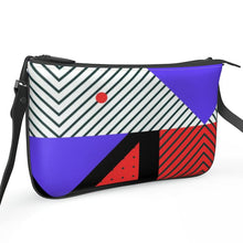 Load image into Gallery viewer, Neo Memphis Patches Stickers Pochette Double Zip Bag by The Photo Access