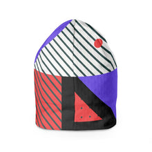Load image into Gallery viewer, Neo Memphis Patches Stickers Beanie by The Photo Access