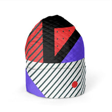 Load image into Gallery viewer, Neo Memphis Patches Stickers Beanie by The Photo Access