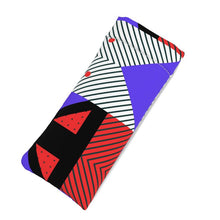 Load image into Gallery viewer, Neo Memphis Patches Stickers Glasses Case Pouch by The Photo Access