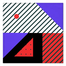 Load image into Gallery viewer, Neo Memphis Patches Stickers Pocket Square by The Photo Access