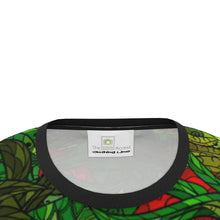 Load image into Gallery viewer, Hand Drawn Floral Seamless Pattern Cut and Sew All Over Print T-Shirt by The Photo Access