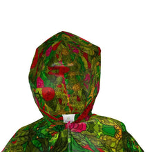 गैलरी व्यूवर में इमेज लोड करें, Hand Drawn Floral Seamless Pattern Womens Hooded Rain Mac by The Photo Access