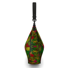 Load image into Gallery viewer, Hand Drawn Floral Seamless Pattern Curve Hobo Bag by The Photo Access