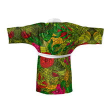 Load image into Gallery viewer, Hand Drawn Floral Seamless Pattern Kimono by The Photo Access