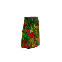 Load image into Gallery viewer, Hand Drawn Floral Seamless Pattern Skirt by The Photo Access