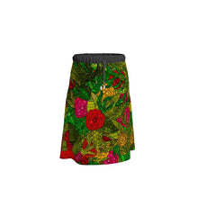 Load image into Gallery viewer, Hand Drawn Floral Seamless Pattern Skirt by The Photo Access