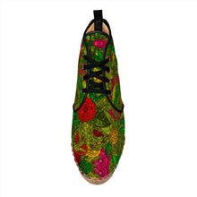 将图片加载到图库查看器,Hand Drawn Floral Seamless Pattern Hi Top Espadrilles by The Photo Access