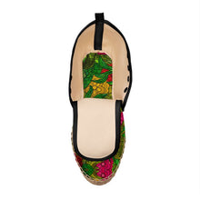 将图片加载到图库查看器,Hand Drawn Floral Seamless Pattern Hi Top Espadrilles by The Photo Access