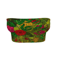Загрузить изображение в средство просмотра галереи, Hand Drawn Floral Seamless Pattern Bandeau Tops by The Photo Access