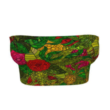 Загрузить изображение в средство просмотра галереи, Hand Drawn Floral Seamless Pattern Bandeau Tops by The Photo Access