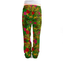 Load image into Gallery viewer, Hand Drawn Floral Seamless Pattern Ladies Pajama Bottoms by The Photo Access