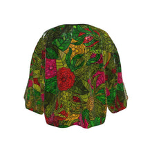 गैलरी व्यूवर में इमेज लोड करें, Hand Drawn Floral Seamless Pattern Kimono Jacket by The Photo Access