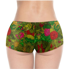 गैलरी व्यूवर में इमेज लोड करें, Hand Drawn Floral Seamless Pattern Hot Pants by The Photo Access