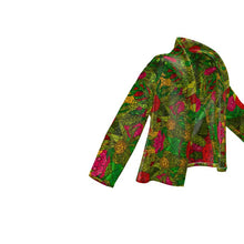 गैलरी व्यूवर में इमेज लोड करें, Hand Drawn Floral Seamless Pattern Wrap Blazer by The Photo Access