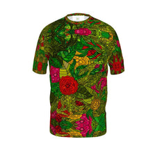Load image into Gallery viewer, Hand Drawn Floral Seamless Pattern Slim Fit Mens T-Shirt by The Photo Access