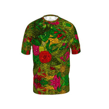 Load image into Gallery viewer, Hand Drawn Floral Seamless Pattern Mens Cut and Sew T-Shirt by The Photo Access