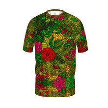 Load image into Gallery viewer, Hand Drawn Floral Seamless Pattern Mens Cut and Sew T-Shirt by The Photo Access