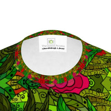 Load image into Gallery viewer, Hand Drawn Floral Seamless Pattern Mens Cut and Sew T-Shirt by The Photo Access