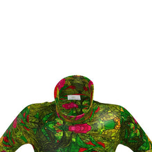 Cargar imagen en el visor de la galería, Hand Drawn Floral Seamless Pattern Mens Slim Fit Roll Neck by The Photo Access