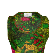 Load image into Gallery viewer, Hand Drawn Floral Seamless Pattern Cut and Sew Tank Top by The Photo Access