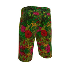 将图片加载到图库查看器,Hand Drawn Floral Seamless Pattern Mens Sweat Shorts by The Photo Access