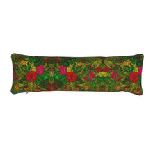 Cargar imagen en el visor de la galería, Hand Drawn Floral Seamless Pattern Bolster Cushion by The Photo Access