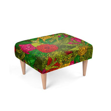 Load image into Gallery viewer, Hand Drawn Floral Seamless Pattern Footstool by The Photo Access