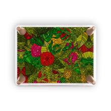 Load image into Gallery viewer, Hand Drawn Floral Seamless Pattern Footstool by The Photo Access