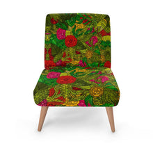 Load image into Gallery viewer, Hand Drawn Floral Seamless Pattern Occasional Chair by The Photo Access