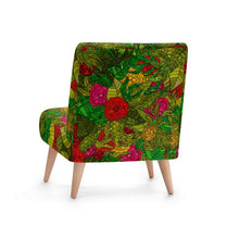 Load image into Gallery viewer, Hand Drawn Floral Seamless Pattern Occasional Chair by The Photo Access