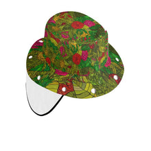 Load image into Gallery viewer, Hand Drawn Floral Seamless Pattern Bucket Hat with Visor by The Photo Access