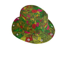 Load image into Gallery viewer, Hand Drawn Floral Seamless Pattern Bucket Hat with Visor by The Photo Access