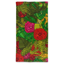 Load image into Gallery viewer, Hand Drawn Floral Seamless Pattern Neck Tube Scarves by The Photo Access