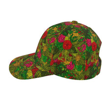 Load image into Gallery viewer, Hand Drawn Floral Seamless Pattern Baseball Cap by The Photo Access