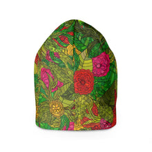 Load image into Gallery viewer, Hand Drawn Floral Seamless Pattern Beanie by The Photo Access