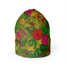 Load image into Gallery viewer, Hand Drawn Floral Seamless Pattern Beanie by The Photo Access