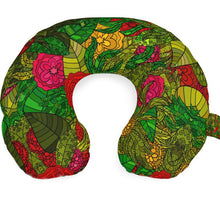 将图片加载到图库查看器,Hand Drawn Floral Seamless Pattern Travel Neck Pillow by The Photo Access