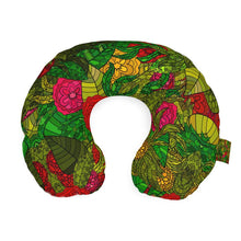 将图片加载到图库查看器,Hand Drawn Floral Seamless Pattern Travel Neck Pillow by The Photo Access